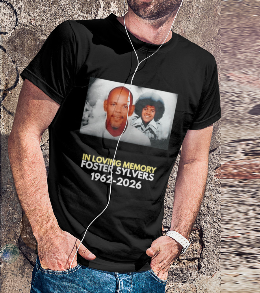 In Loving Memory Foster Sylvers 1962 2026 Memorial Photo T-Shirt