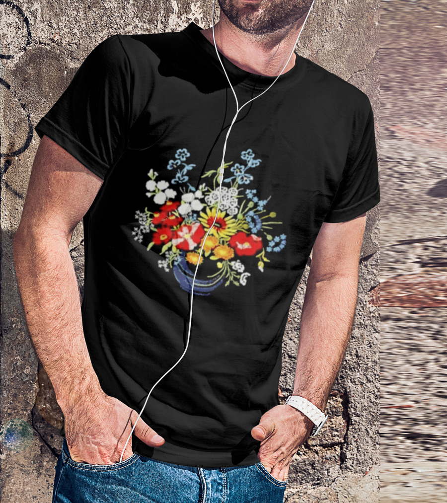 Paige Bueckers Embroidered Floral OKC T-Shirt