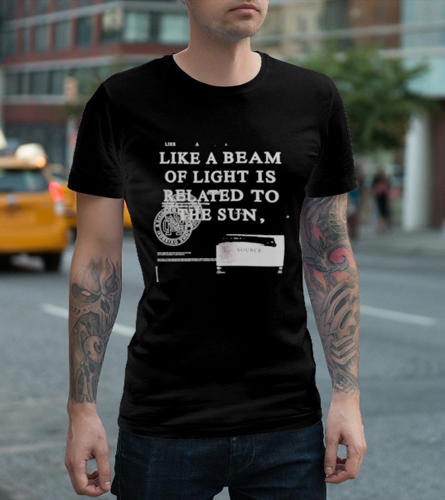 Kyrie Irving Like A Beam Of Light Is Related To The Sun Cosmic Court Vision T-Shirt