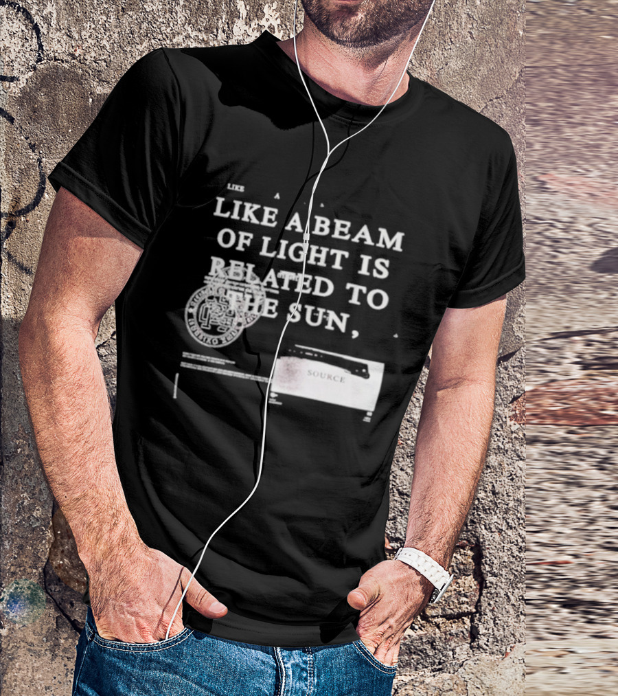 Kyrie Irving Like A Beam Of Light Is Related To The Sun Cosmic Court Vision T-Shirt