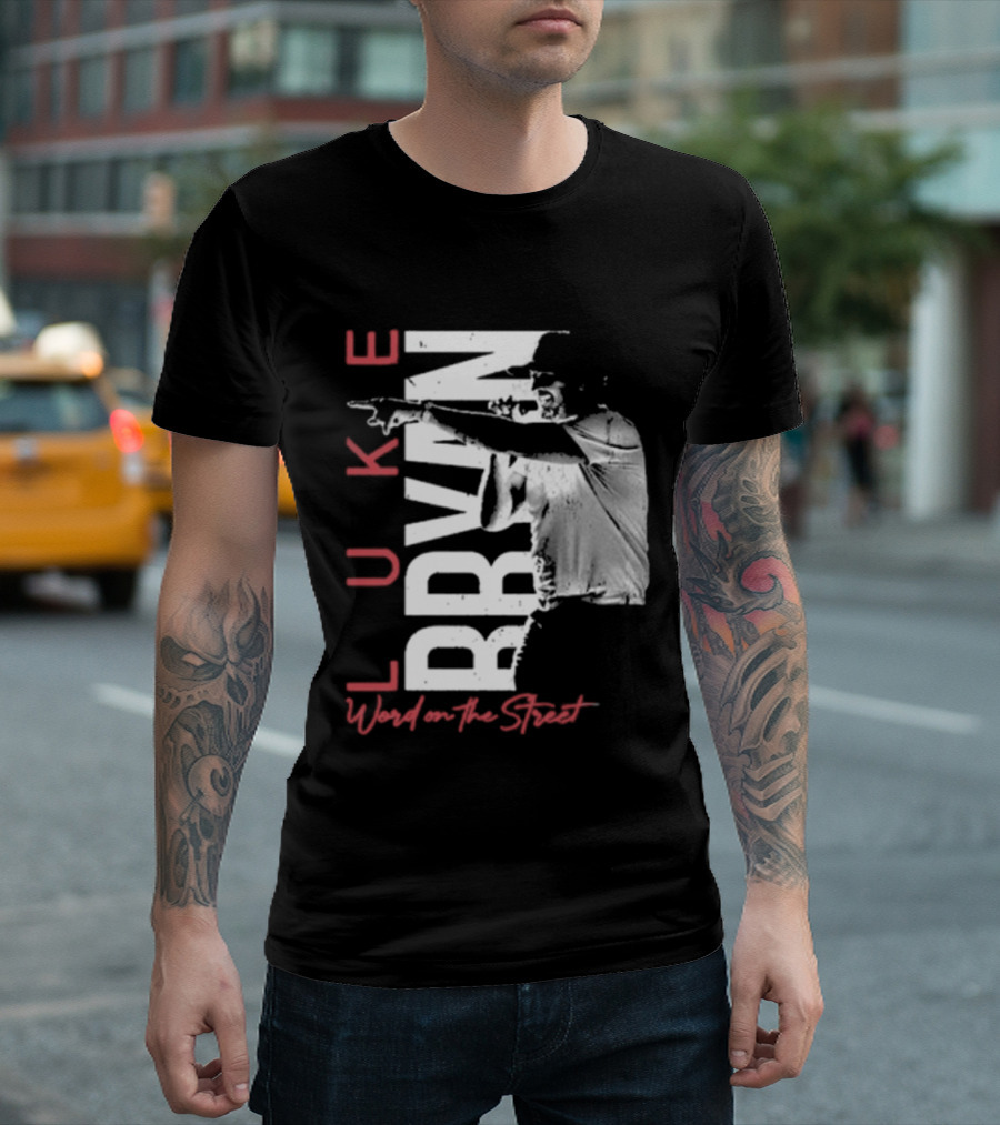 Luke Bryan Word On The Street Tour Merchandise T-Shirt
