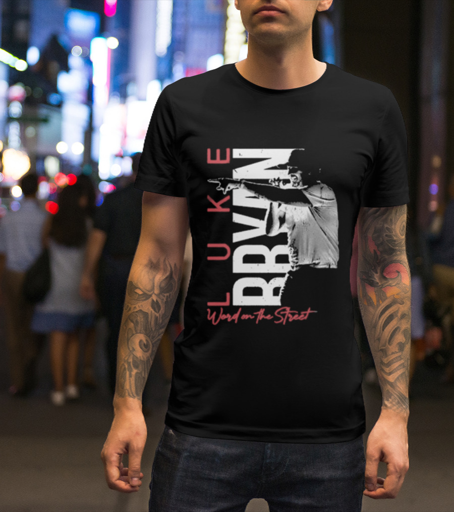 Luke Bryan Word On The Street Tour Merchandise T-Shirt