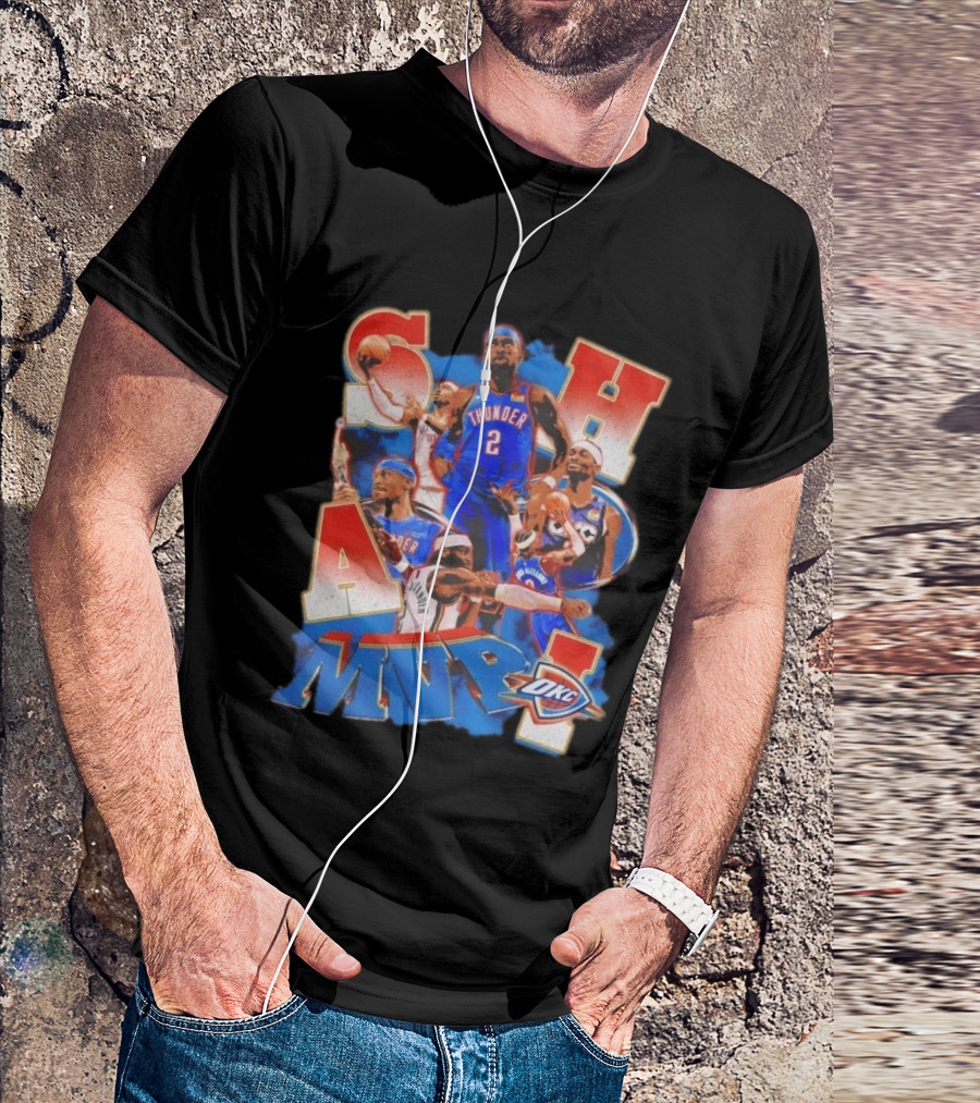 Oklahoma City Thunder Shai Gilgeous Alexander MVP Basketball NBA OKC T-Shirt
