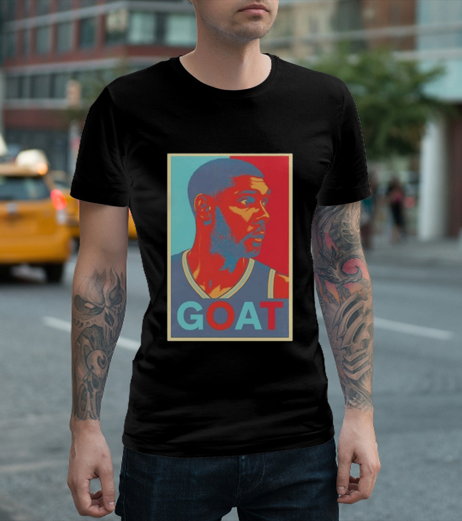 GOAT Tim Duncan San Antonio Spurs T-Shirt
