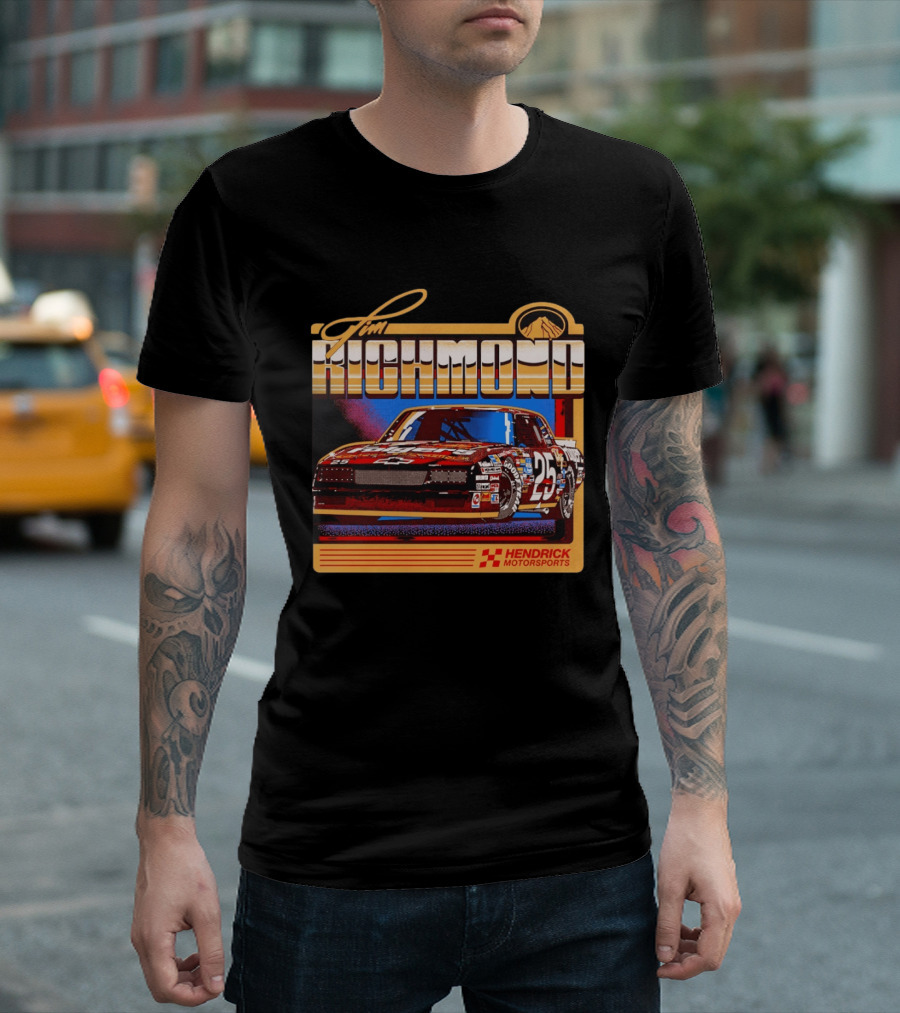 Tim Richmond 25 Chevrolet Hendrick Motorsports Racing NASCAR Folgers T-Shirt