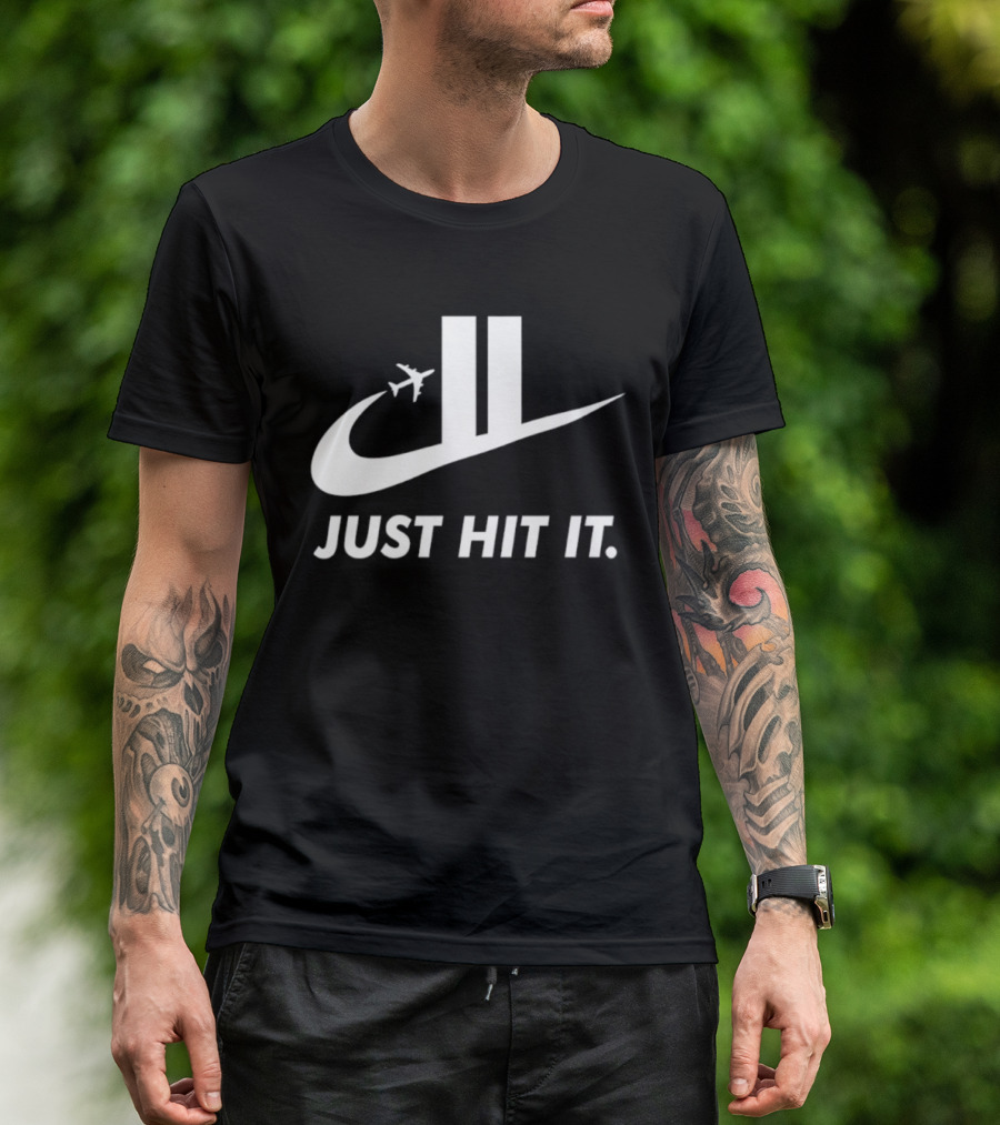 9 11 World Trade Center Terrorist Attack Airplane Just Hit It T-Shirt