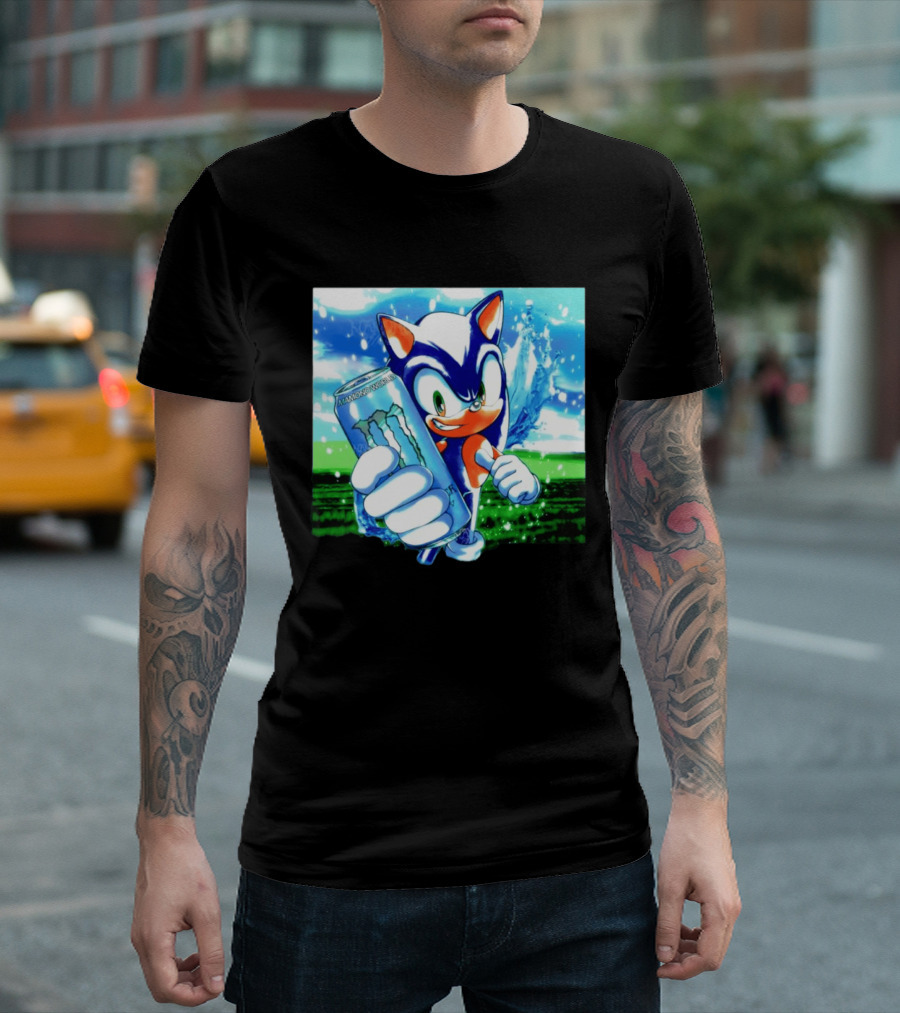 Mamono World Hedgehog Monster Energy T-Shirt