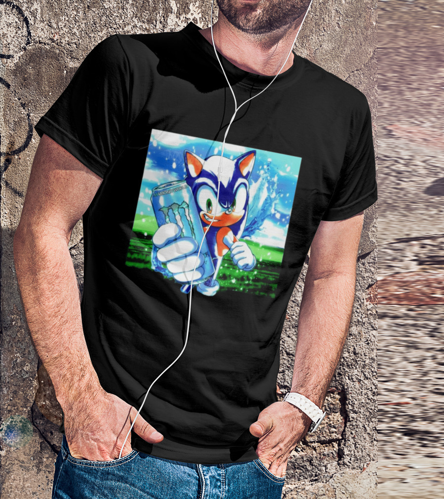 Mamono World Hedgehog Monster Energy T-Shirt