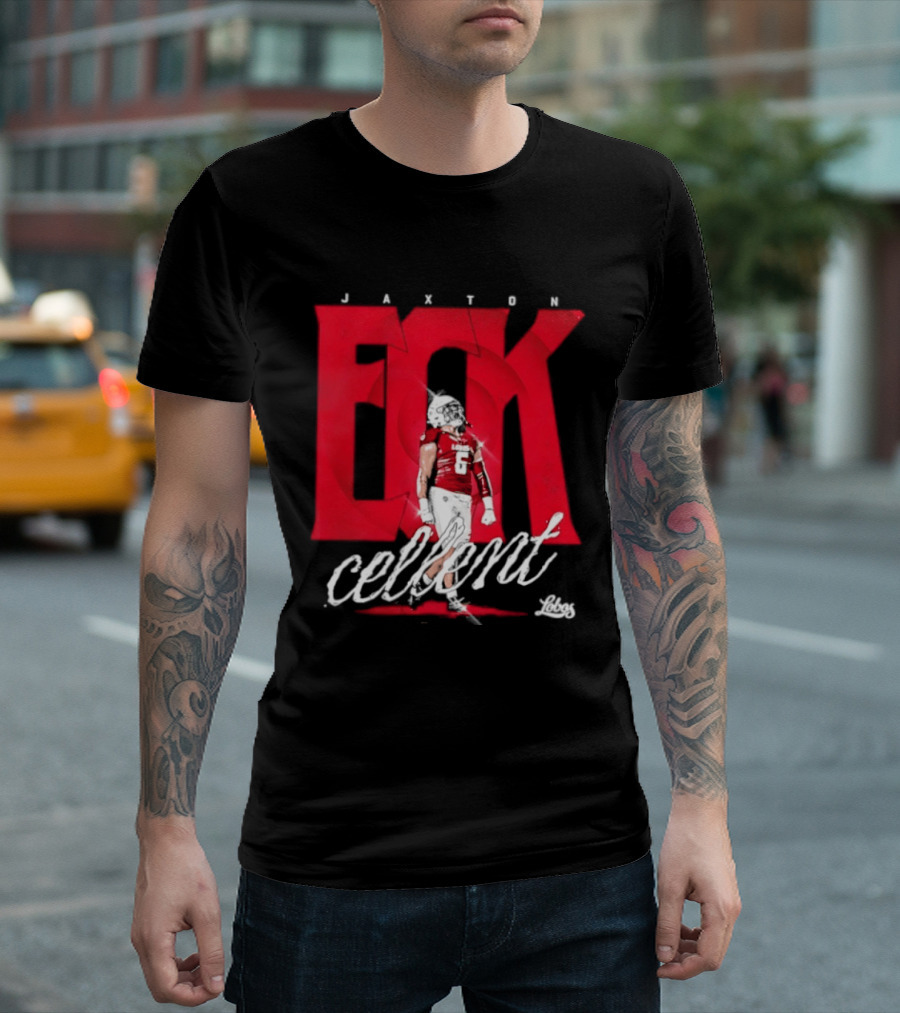 Eck Cellemt New Mexico Football Jaxton T-Shirt