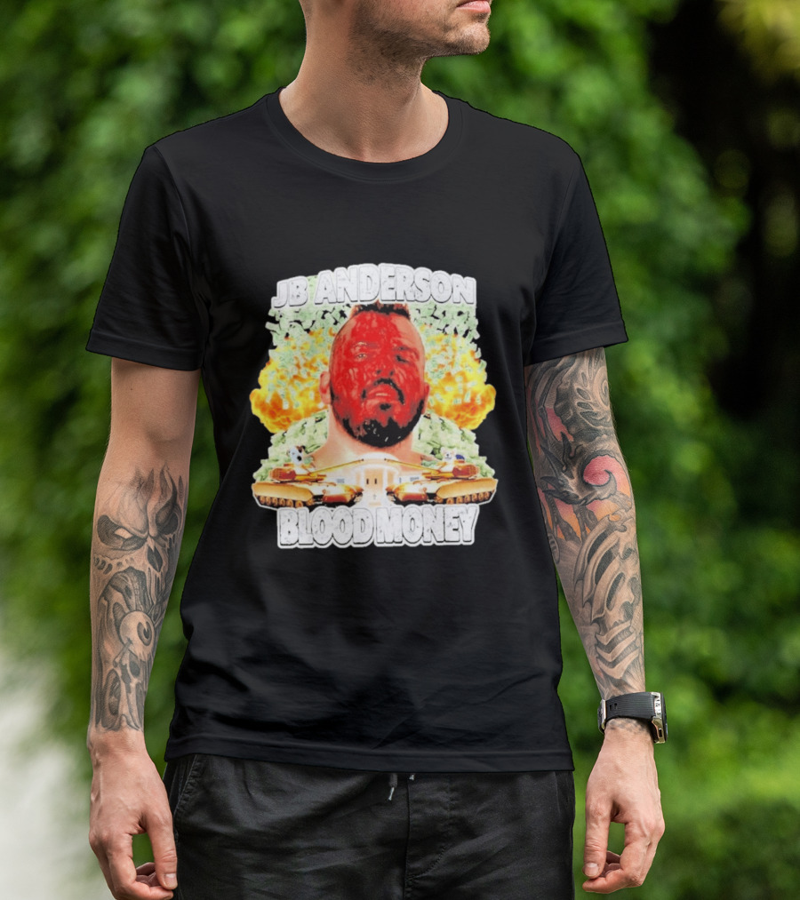 JB Anderson Bloodmoney 90s Bootleg Explosion Cash Tanks T-Shirt