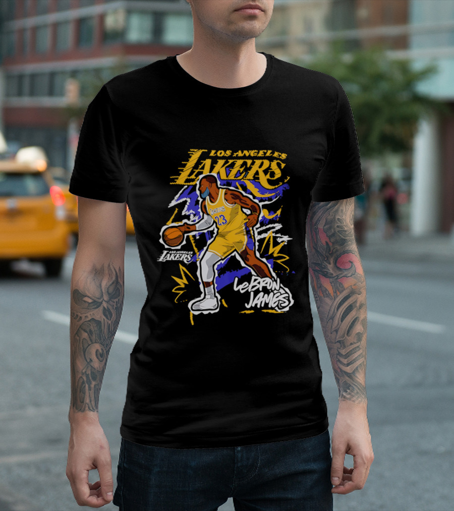 LeBron James Los Angeles Lakers Basketball T-Shirt
