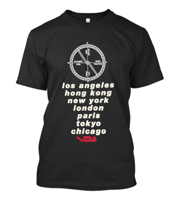 Los Angeles Hong Kong New York London Paris Tokyo Chicago Nike Swoosh T-Shirt
