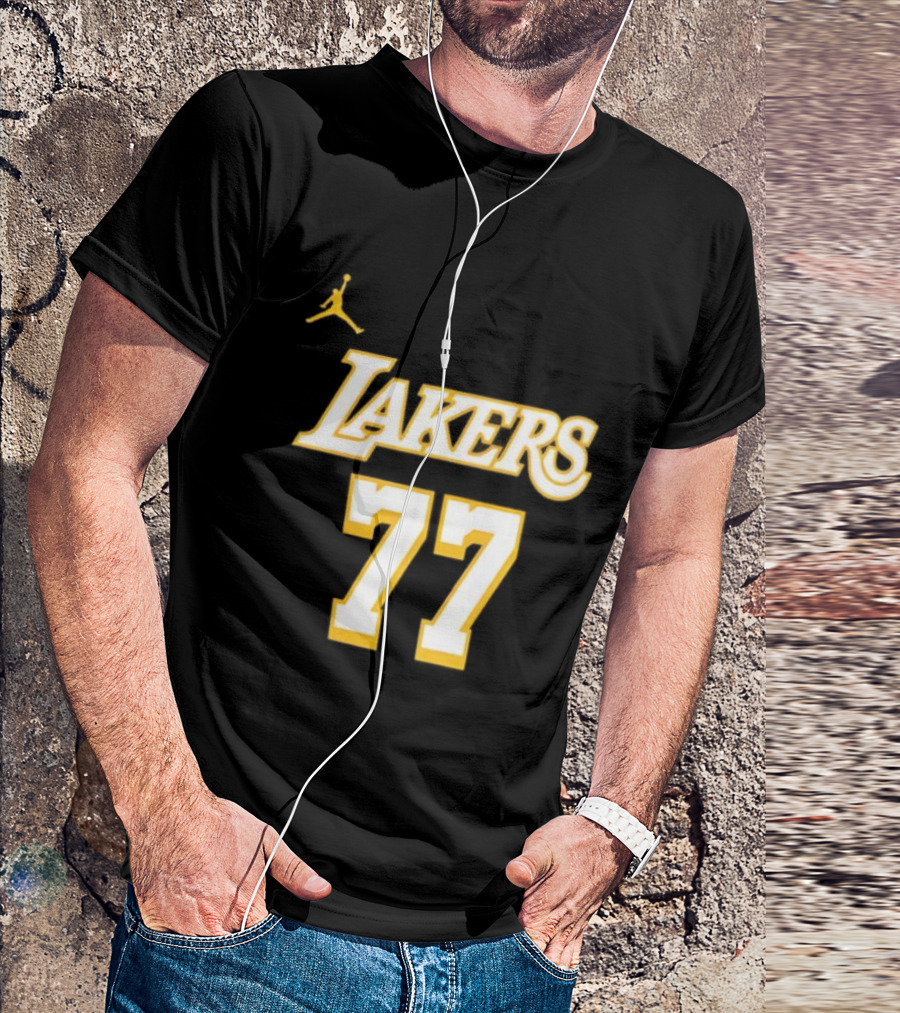 Luka Doncic Lakers 77 Jordan T-Shirt