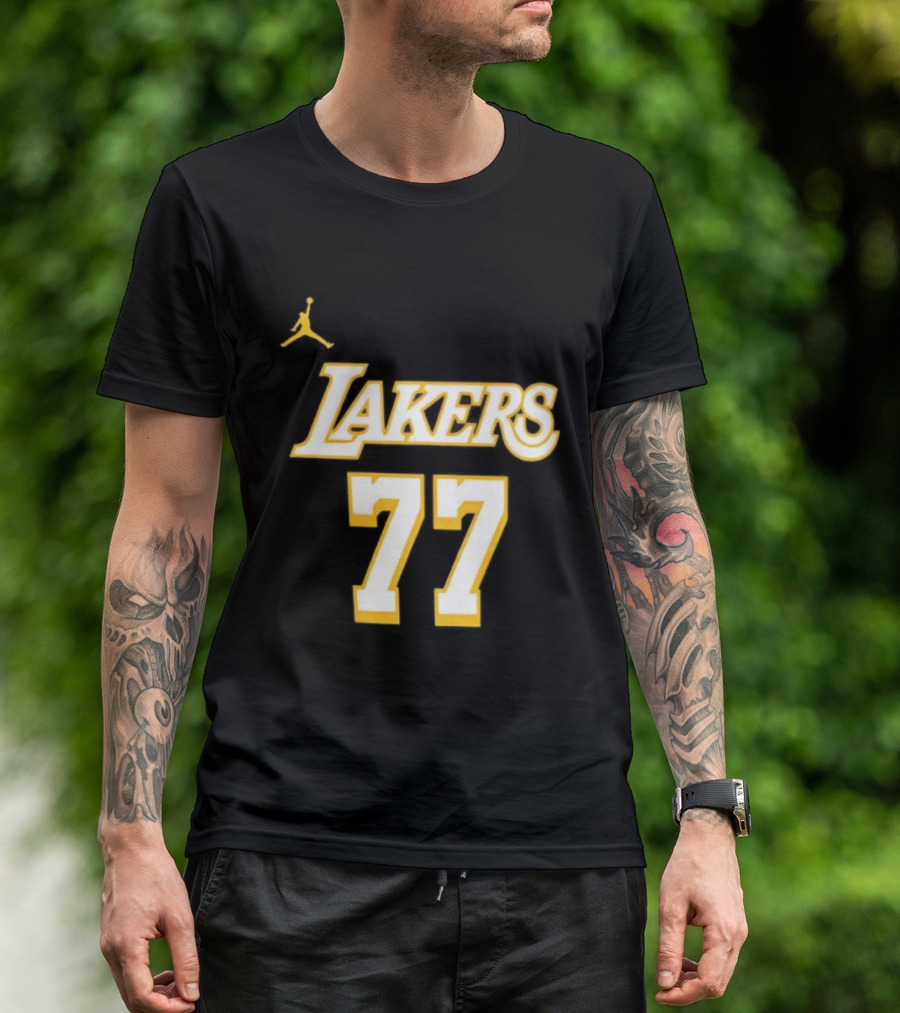Luka Doncic Lakers 77 Jordan T-Shirt