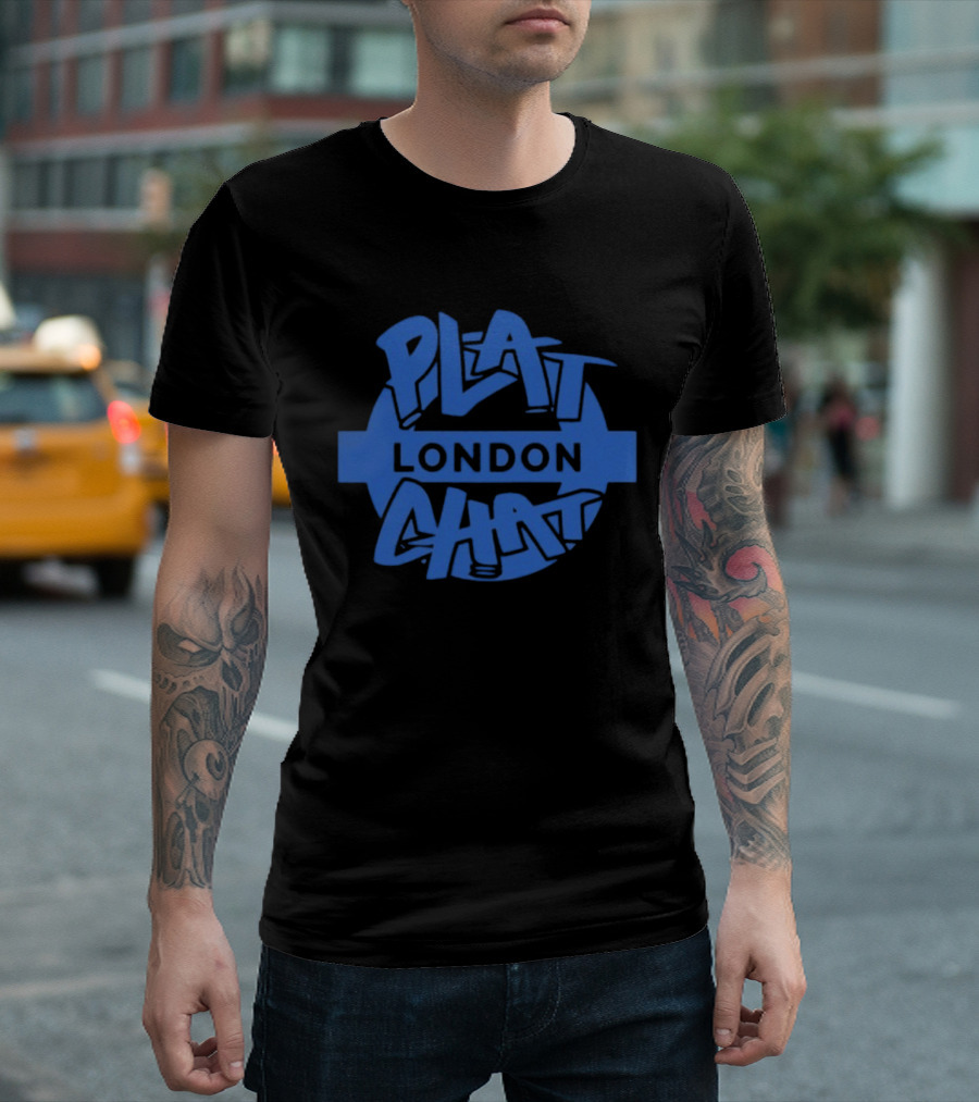 Plat Chat London Blue Roundel T-Shirt