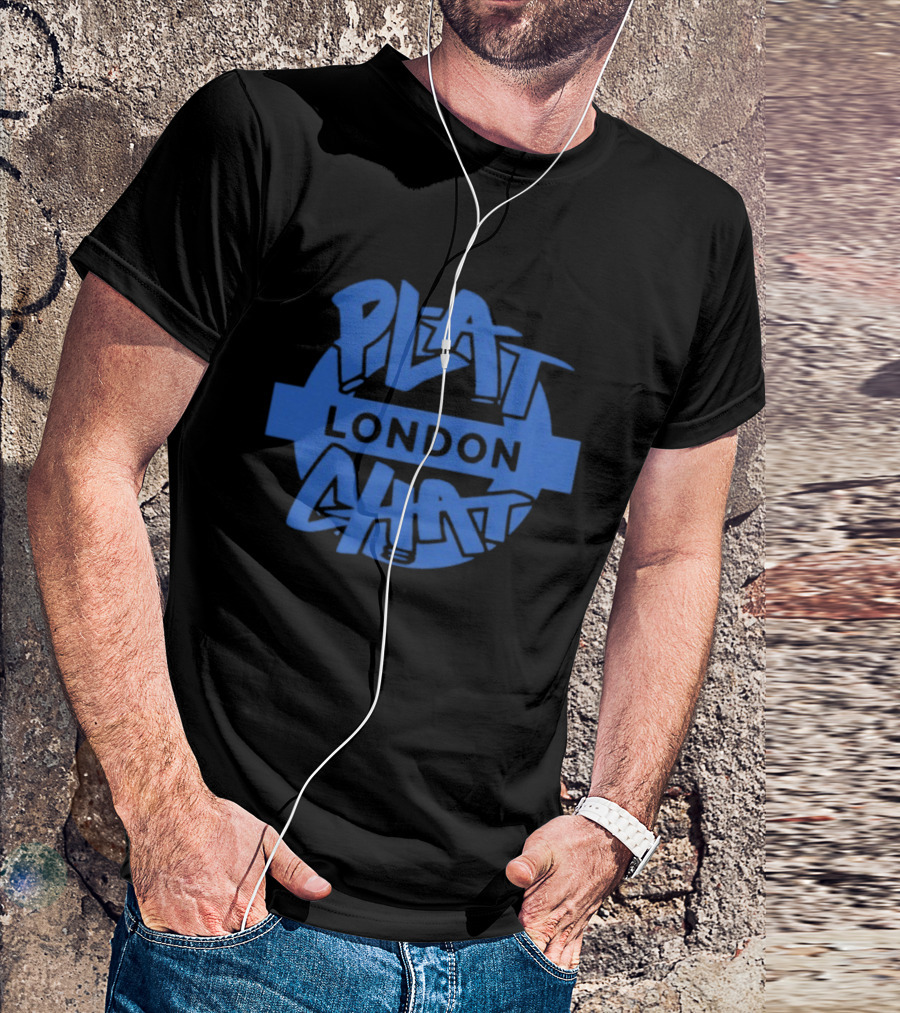 Plat Chat London Blue Roundel T-Shirt