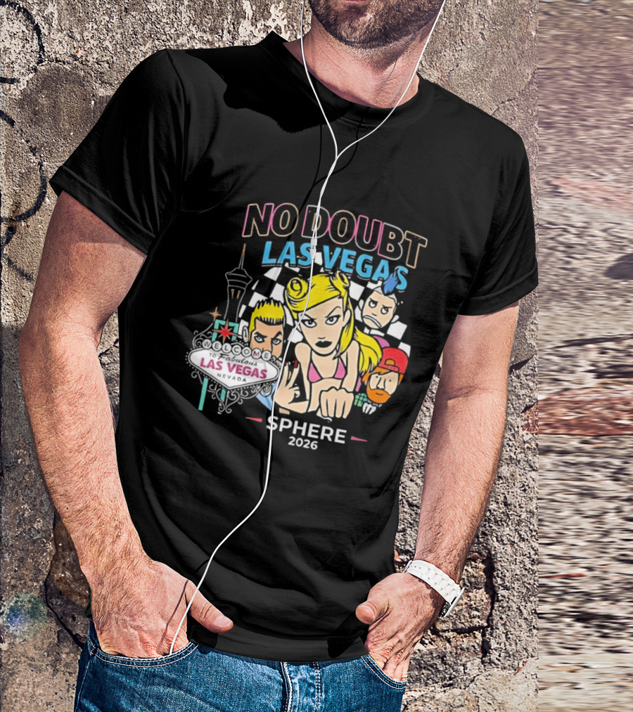 No Doubt Las Vegas Sphere 2026 Concert Merchandise T-Shirt