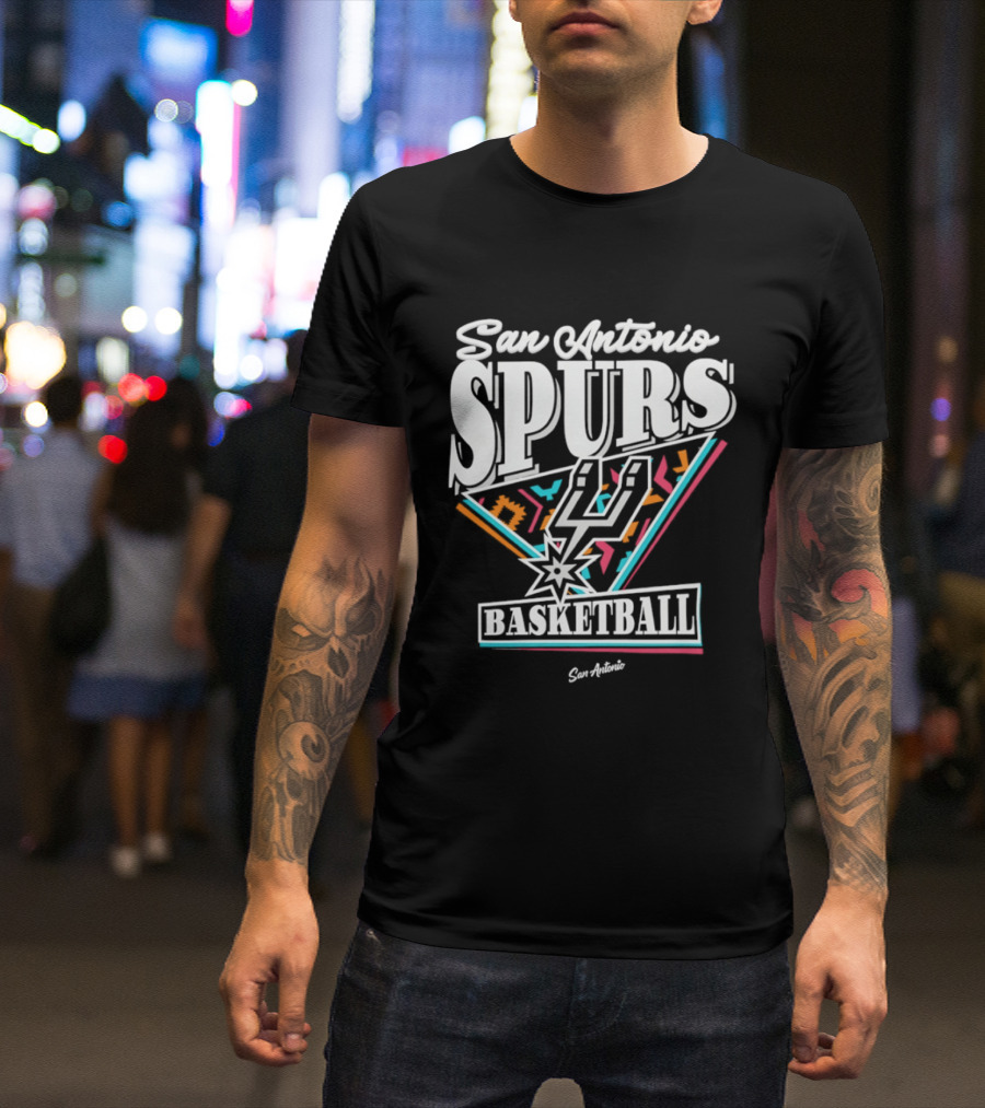 San Antonio Spurs 90s Basketball T-Shirt
