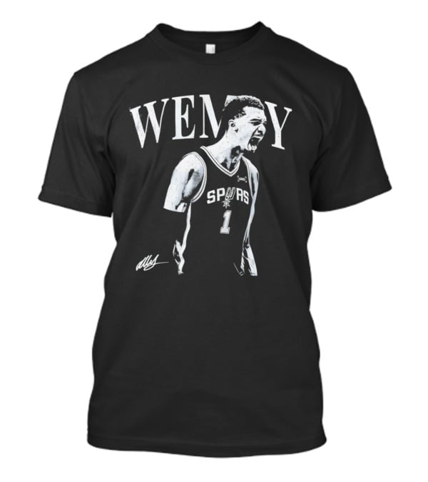 Wemby Victor Wembanyama Spurs 1 Celebration NBA Basketball T-Shirt