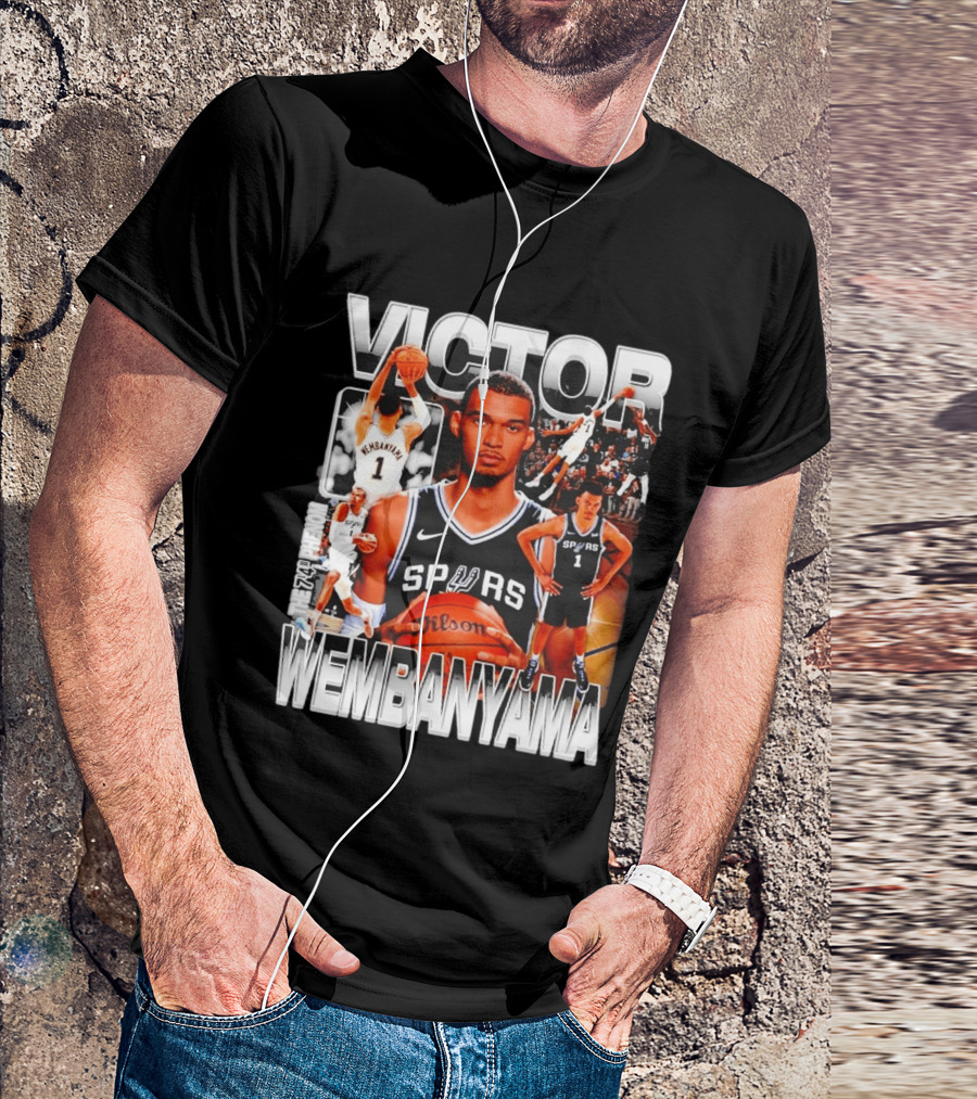 Victor Wembanyama Spurs Phenom Basketball Player T-Shirt