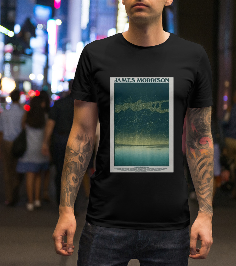 James Morrison Undiscovered Tour 2026 Retro Aesthetic T-Shirt
