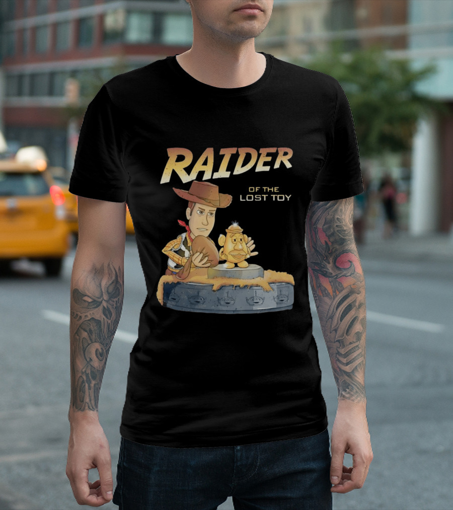 Raiders Toy Story Woody Mr Potato Head Lost Toy T-Shirt