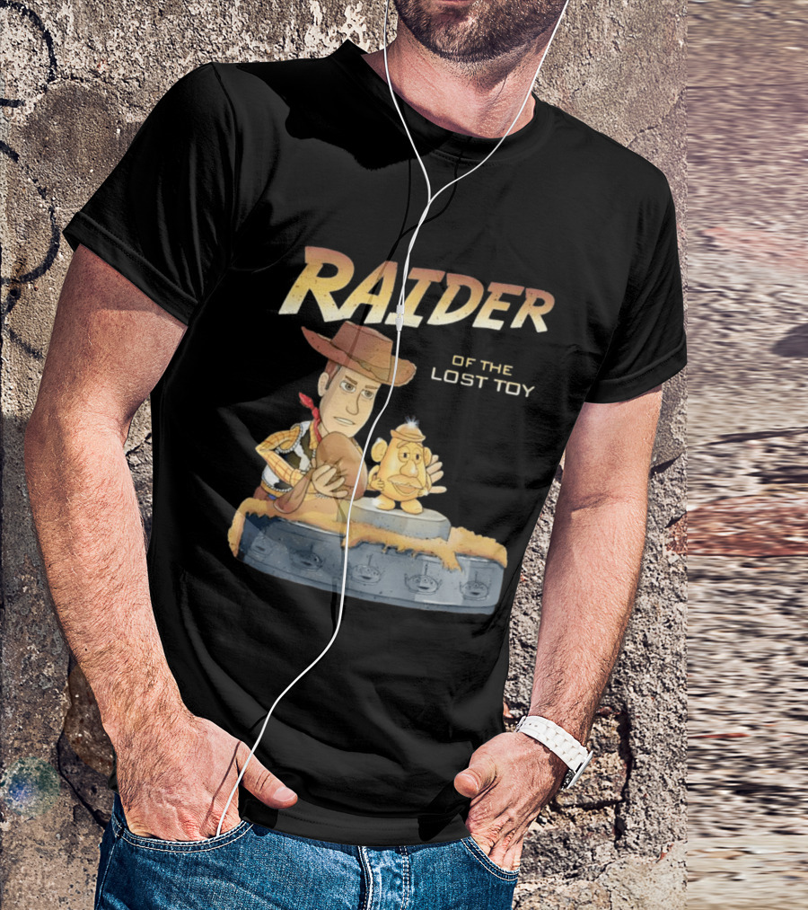 Raiders Toy Story Woody Mr Potato Head Lost Toy T-Shirt
