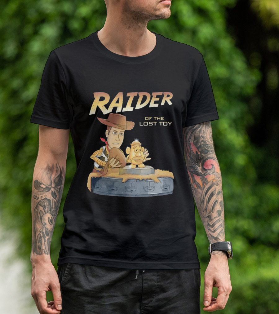 Raiders Toy Story Woody Mr Potato Head Lost Toy T-Shirt