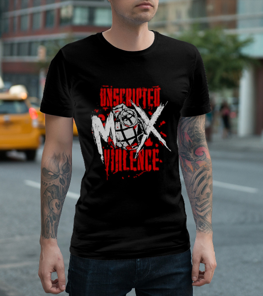 AEW Unscripted Violence Mox Grenade T-Shirt