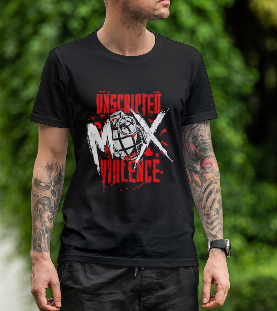 AEW Unscripted Violence Mox Grenade T-Shirt