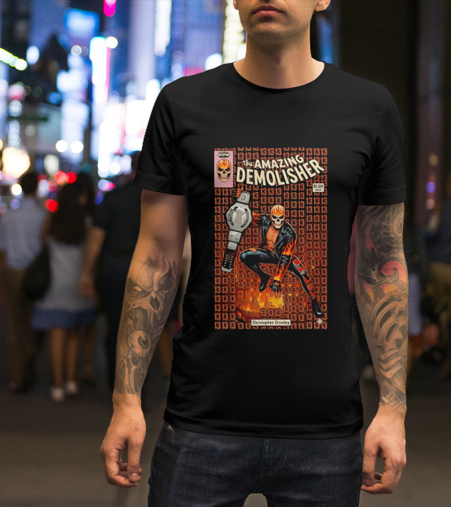 Ghost Rider The Amazing Demolisher Comic Cover Christopher Danley 13 13 13 T-Shirt