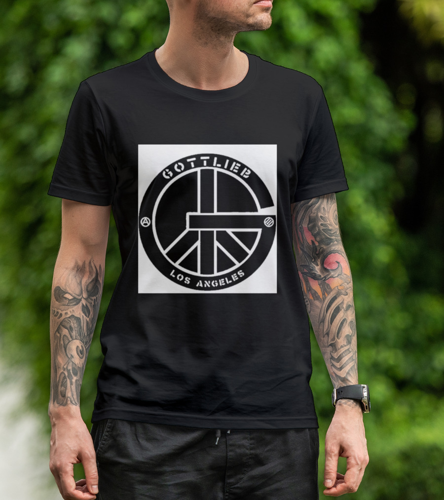 Gottlieb Peace Symbol Circle Los Angeles T-Shirt