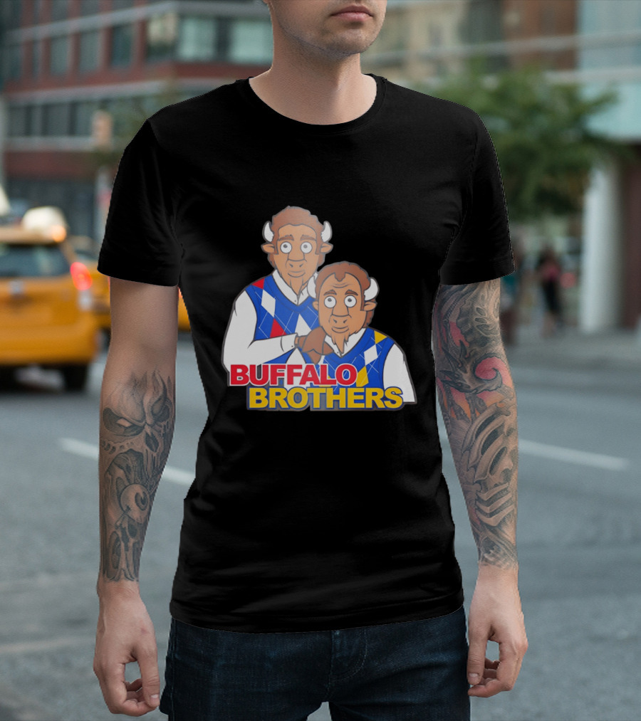 Buffalo Brothers Buffalo Bills Football 2026 Cartoon T-Shirt