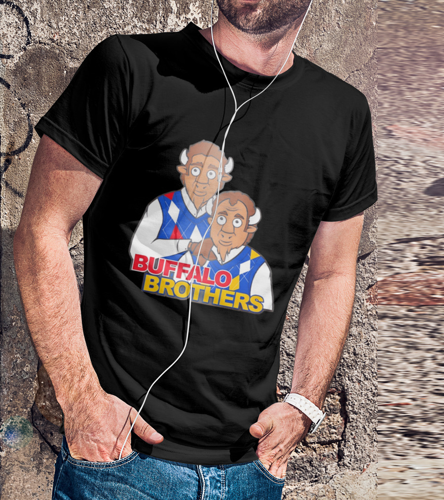 Buffalo Brothers Buffalo Bills Football 2026 Cartoon T-Shirt