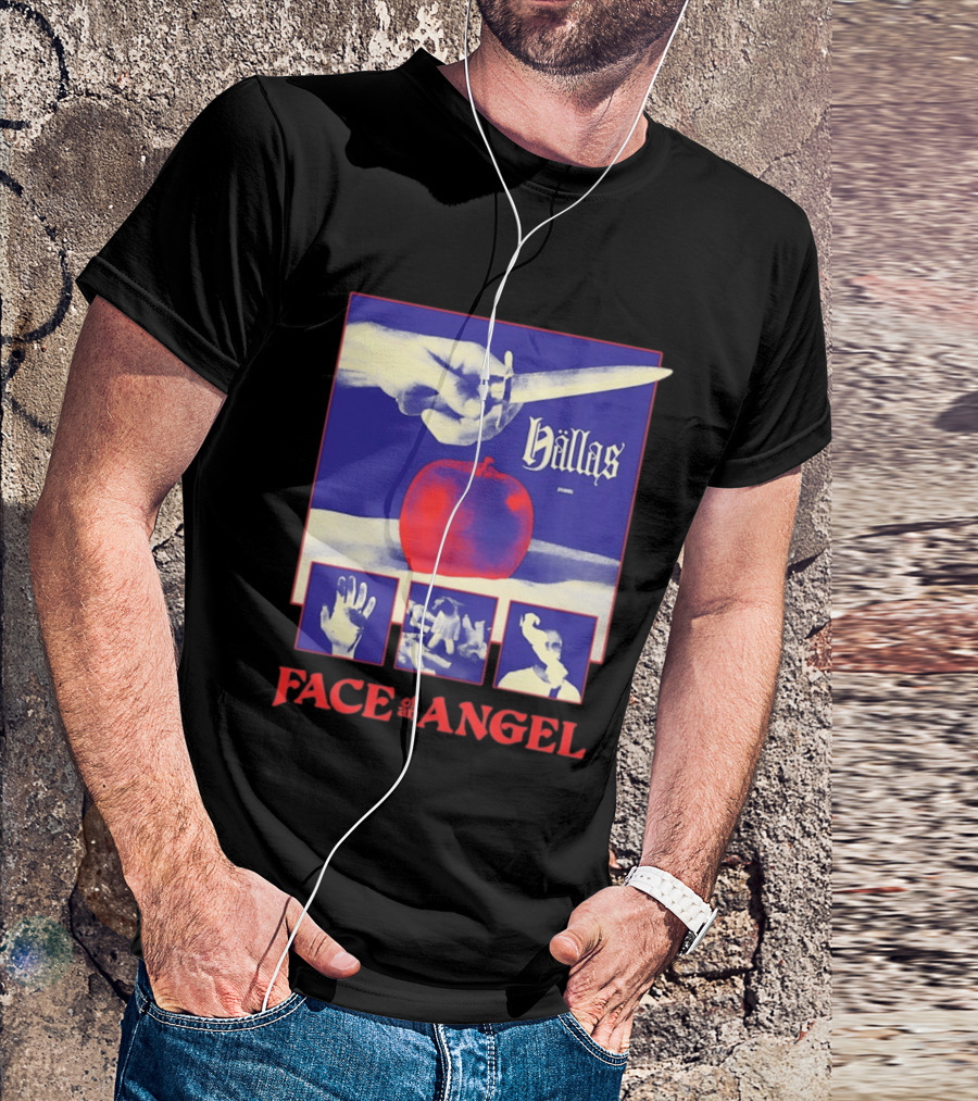 Hallas Face Of An Angel Album Heavy Metal Rock Band Music T-Shirt