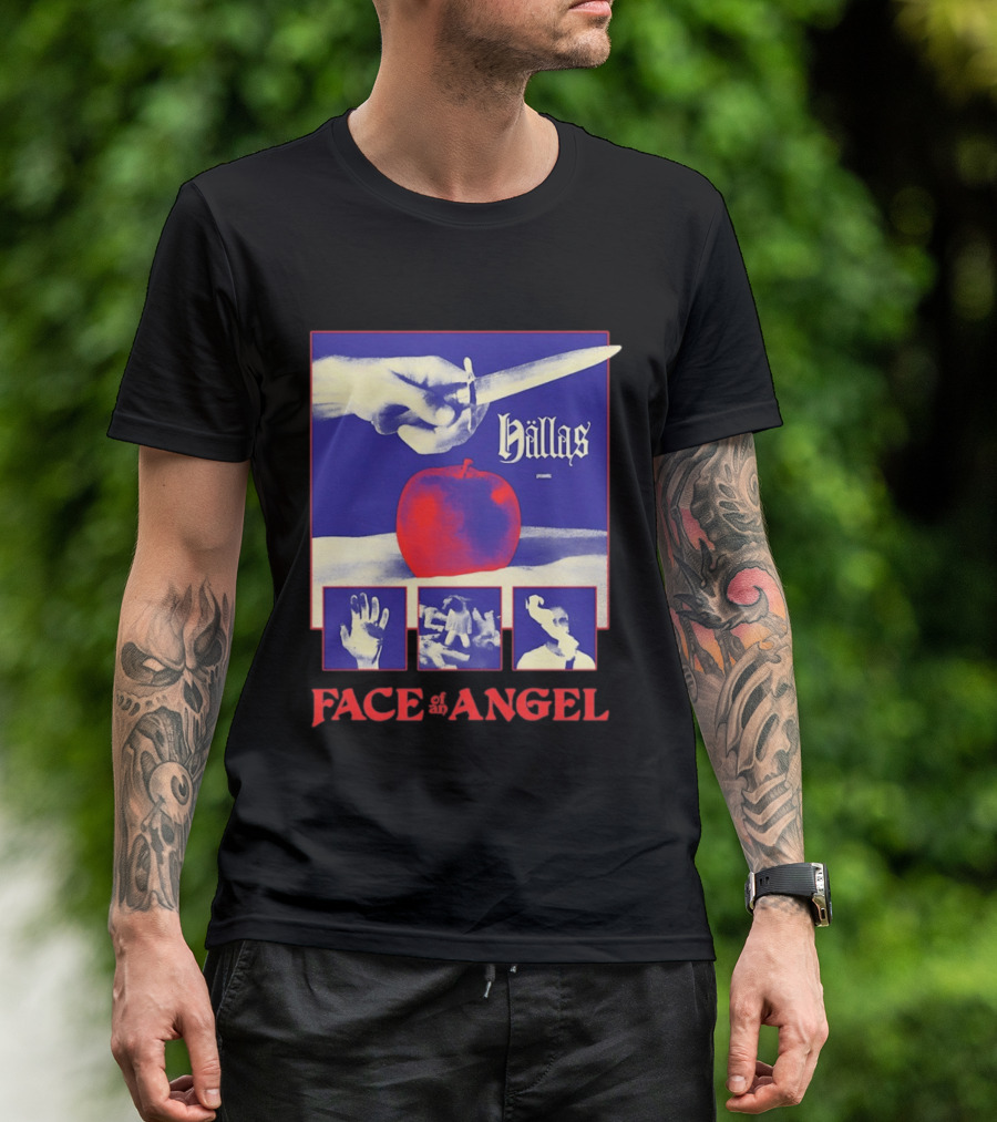 Hallas Face Of An Angel Album Heavy Metal Rock Band Music T-Shirt