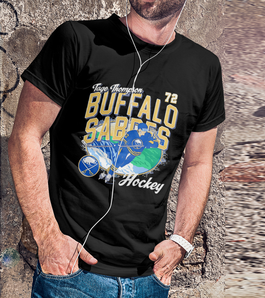 Tage Thompson 72 Buffalo Sabres Hockey Player T-Shirt