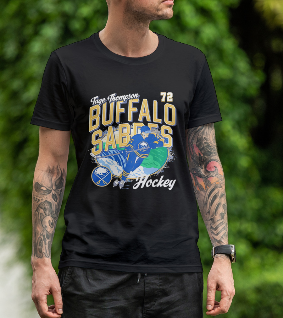 Tage Thompson 72 Buffalo Sabres Hockey Player T-Shirt