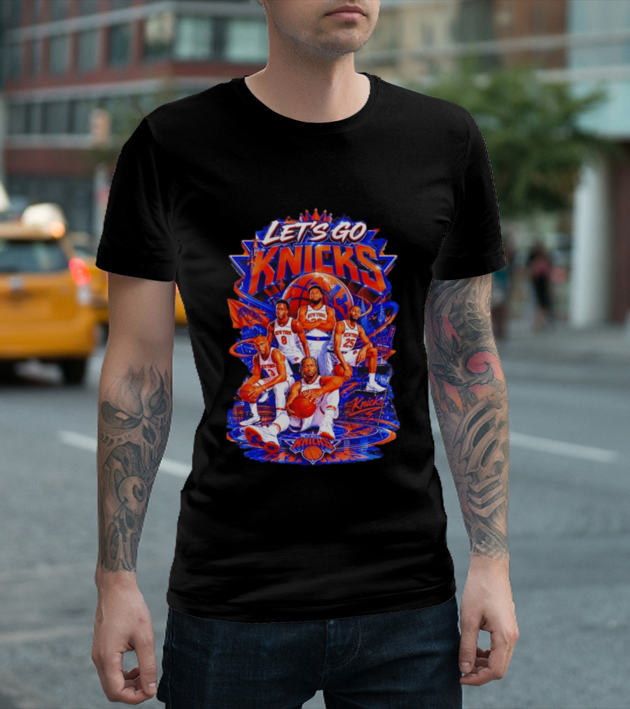 Jalen Brunson New York Knicks Let's Go 2026 NBA Basketball Players T-Shirt