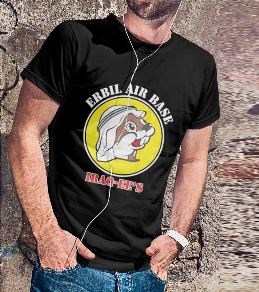 Erbil Air Base Iraq Eef's Cartoon T-Shirt