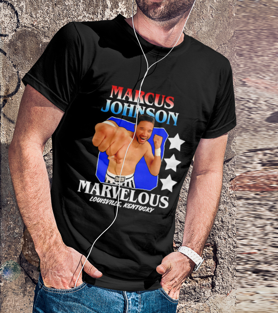Marcus Johnson Marvelous Boxer Louisville Kentucky T-Shirt