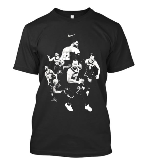New York Knicks Collage Evan Fournier Teammates Nike Basketball T-Shirt