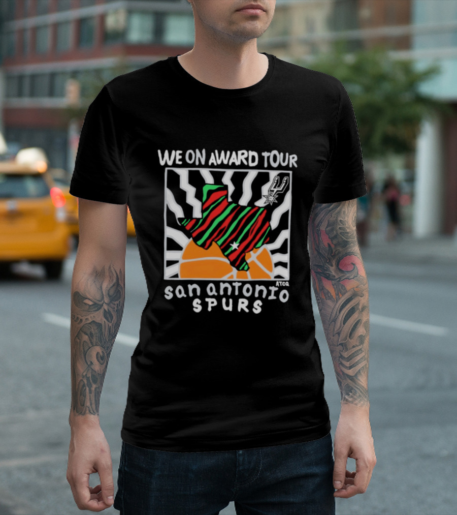 San Antonio Spurs We On Award Tour A Tribe Called Quest Basketball Texas T-Shirt