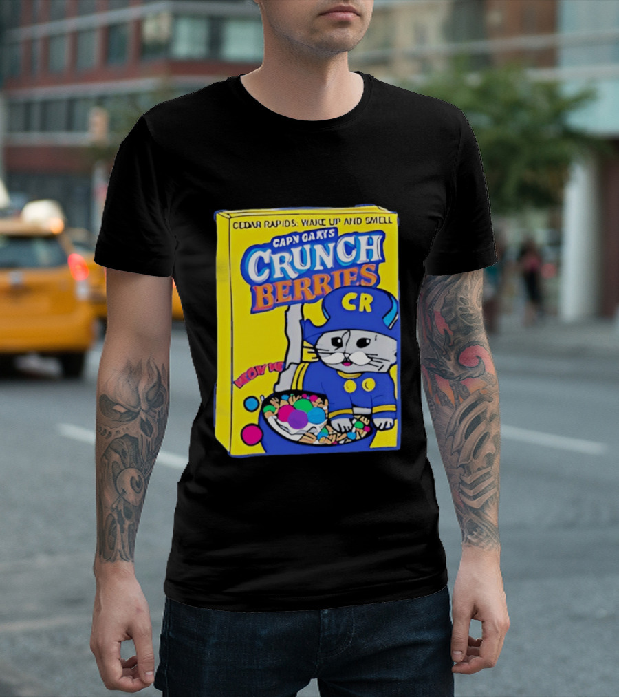 Cedar Rapids Wake Up And Smell Capn Oats Crunch Berries T-Shirt