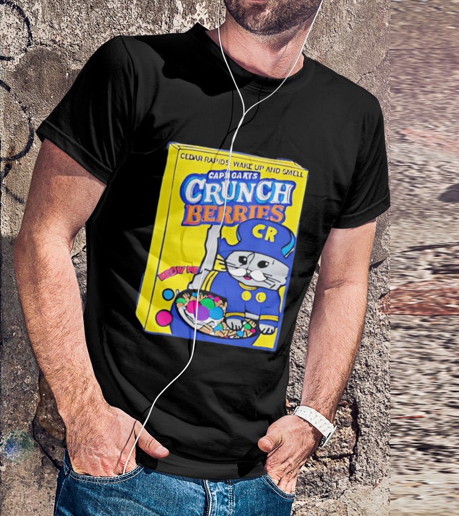 Cedar Rapids Wake Up And Smell Capn Oats Crunch Berries T-Shirt