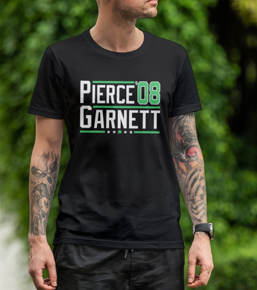 Pierce Garnett '08 Boston Celtics Basketball Stars T-Shirt