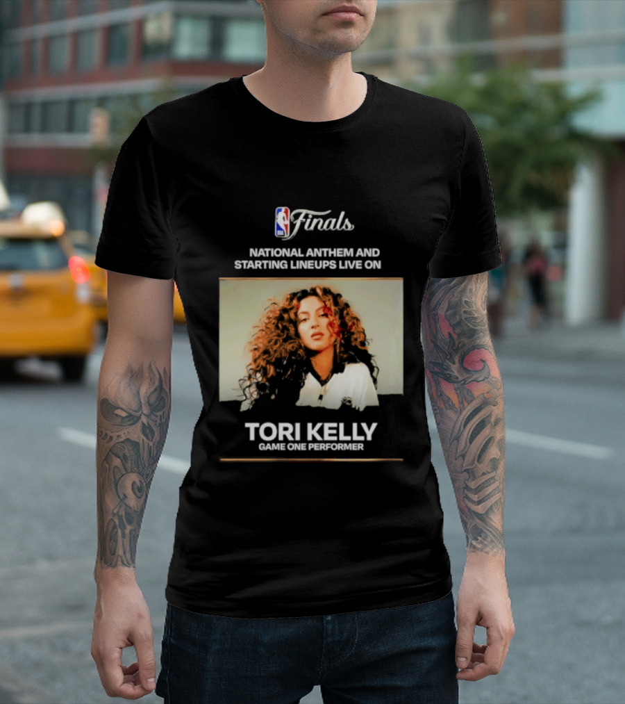 NBA Finals Tori Kelly Game One Performer National Anthem And Starting Lineups Live T-Shirt