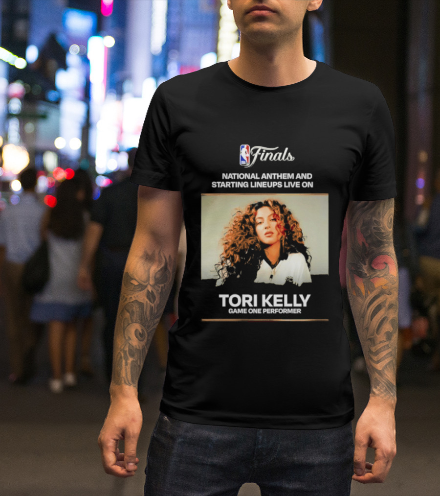 NBA Finals Tori Kelly Game One Performer National Anthem And Starting Lineups Live T-Shirt