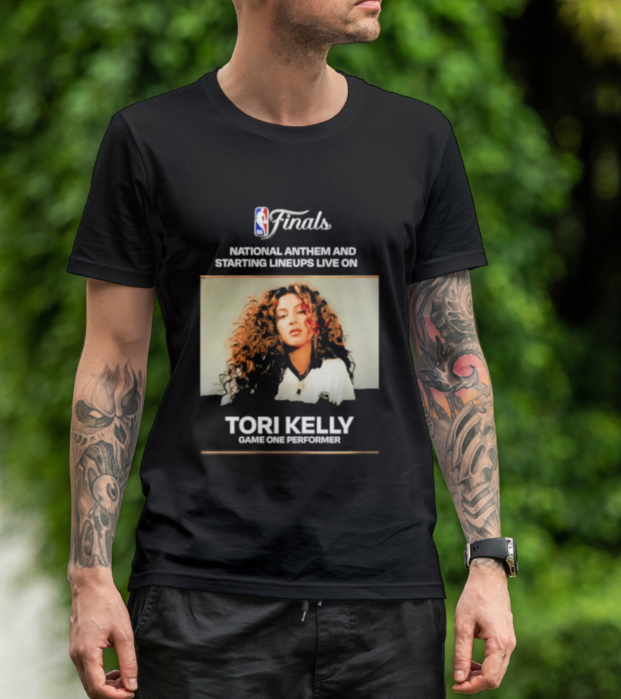 NBA Finals Tori Kelly Game One Performer National Anthem And Starting Lineups Live T-Shirt