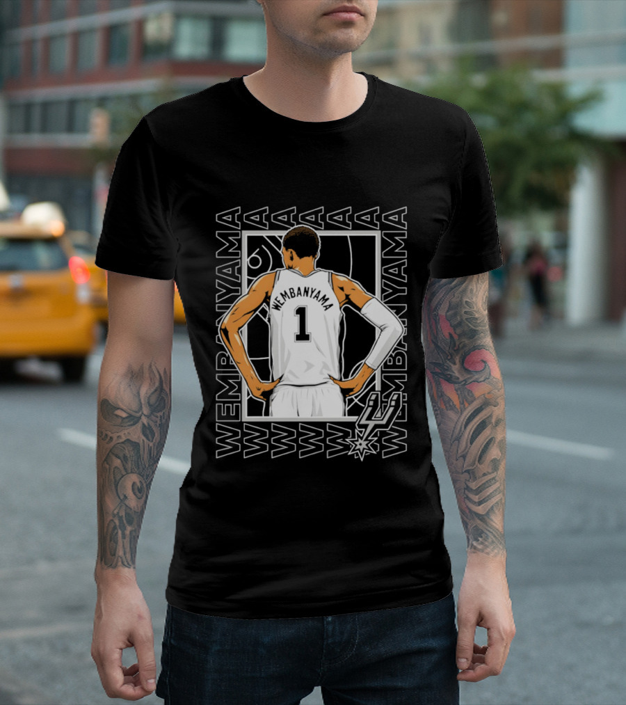 Victor Wembanyama San Antonio Spurs Number 1 NBA Basketball Player 2026 T-Shirt